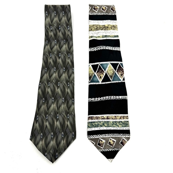 2 Men’s Silk Ties - Picture 1 of 2